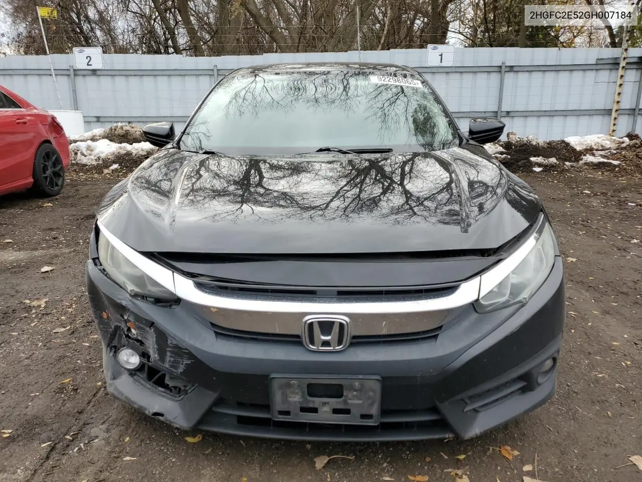 2HGFC2E52GH007184 2016 Honda Civic Lx