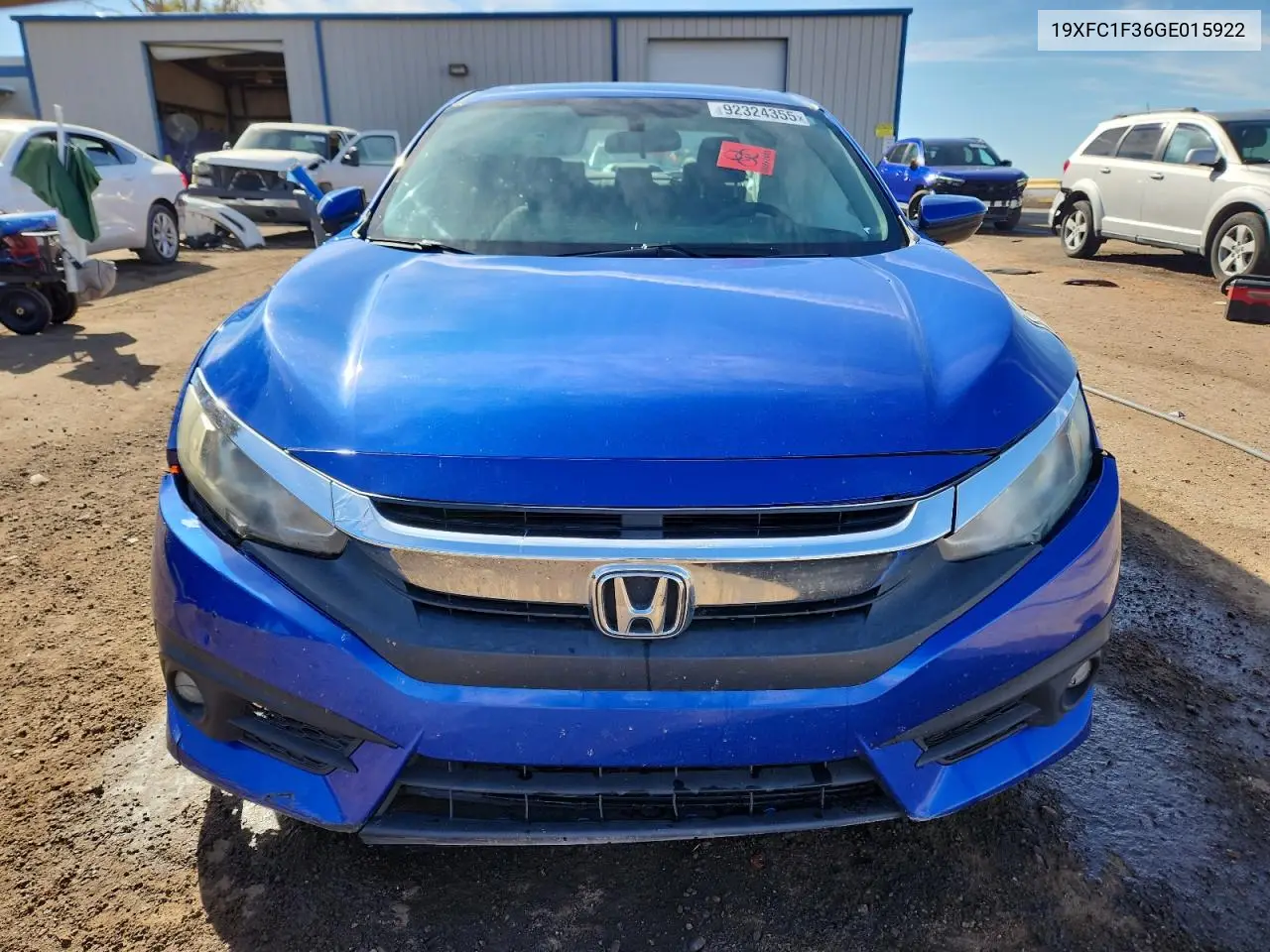 19XFC1F36GE015922 2016 Honda Civic Ex