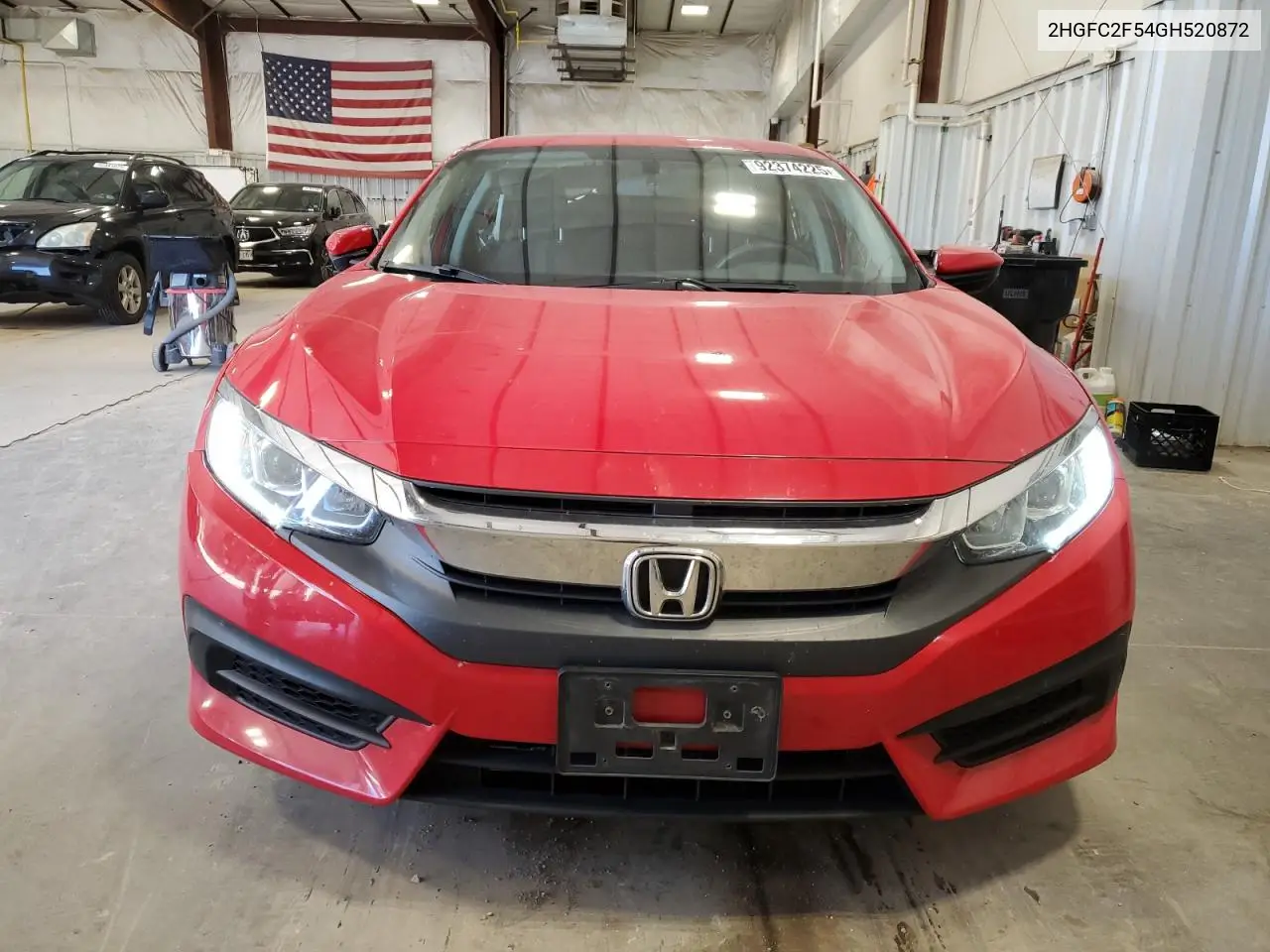 2HGFC2F54GH520872 2016 Honda Civic Lx