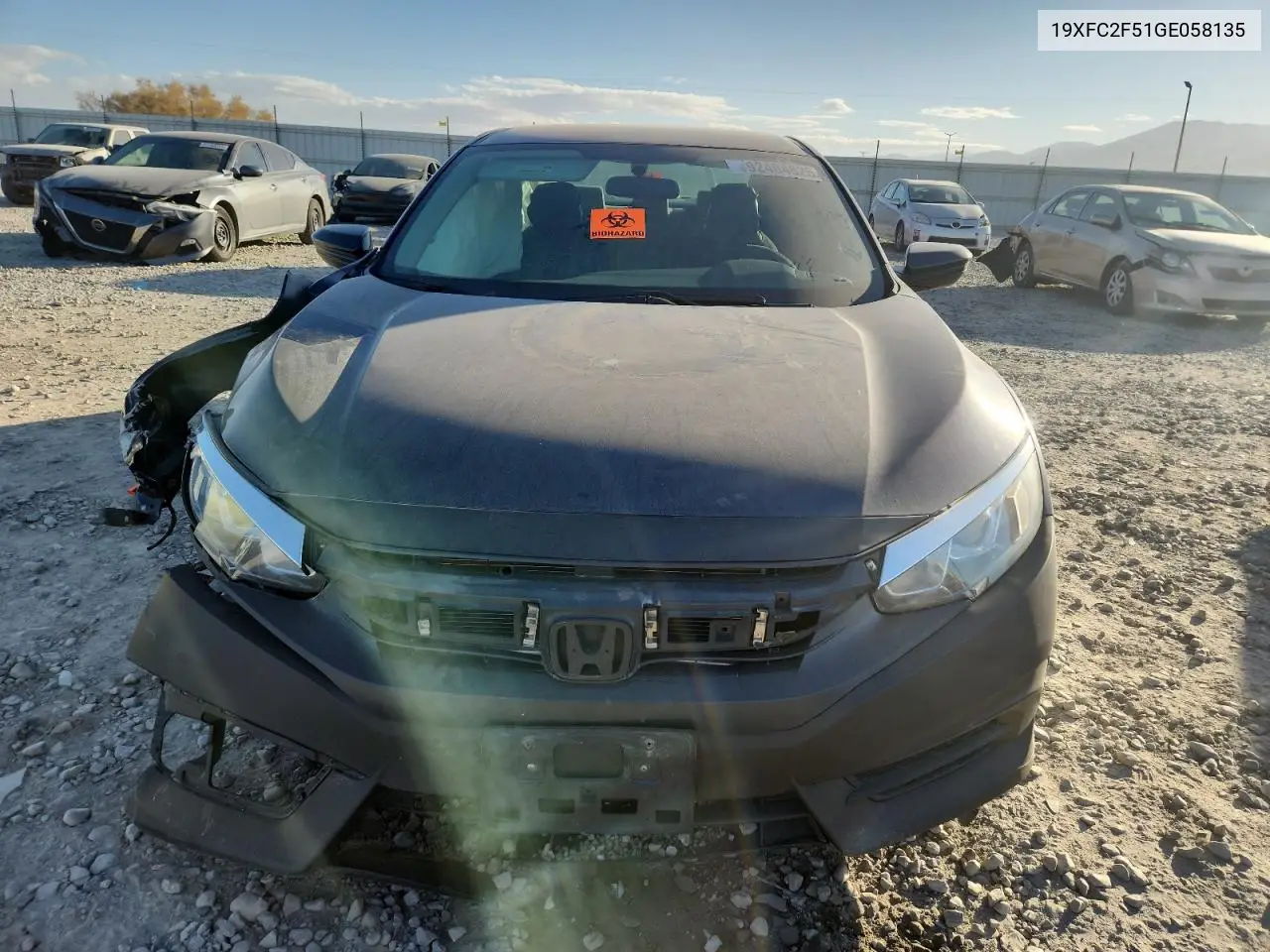 19XFC2F51GE058135 2016 Honda Civic Lx