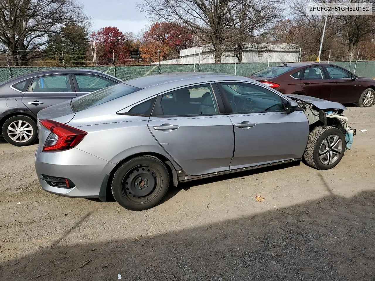 2HGFC2F51GH520182 2016 Honda Civic Lx