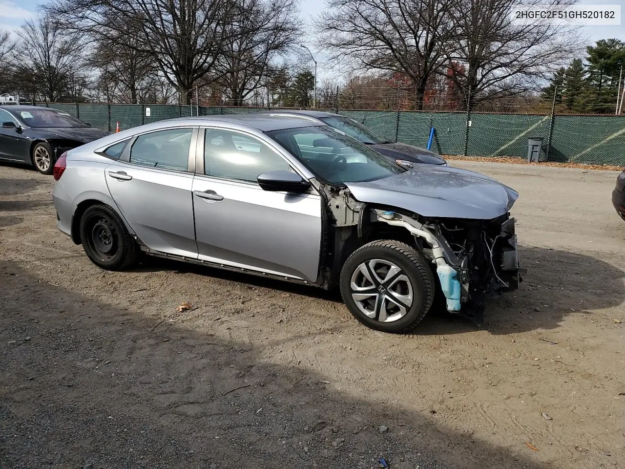 2HGFC2F51GH520182 2016 Honda Civic Lx