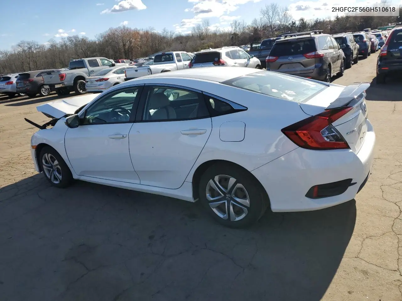 2HGFC2F56GH510618 2016 Honda Civic Lx