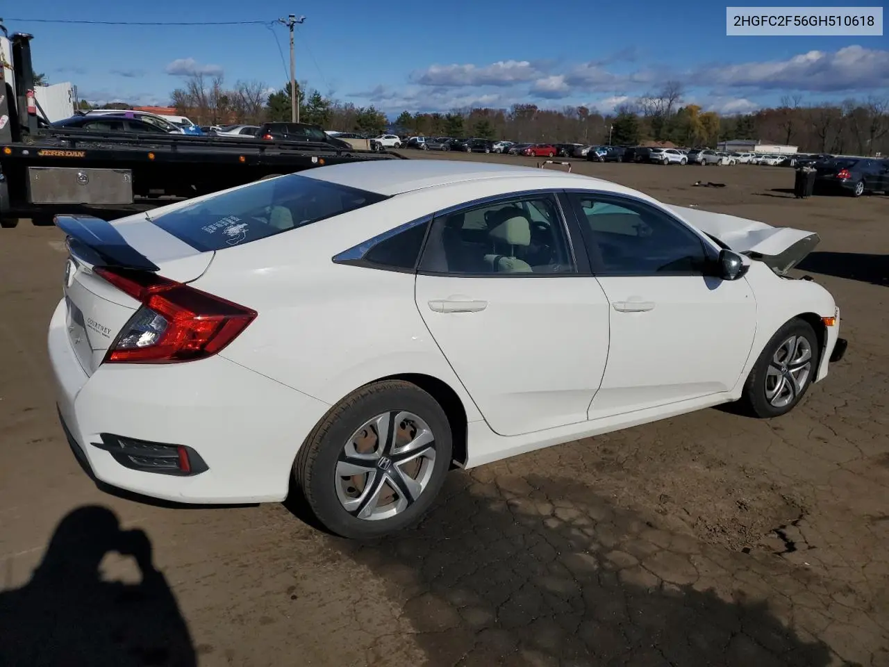 2HGFC2F56GH510618 2016 Honda Civic Lx