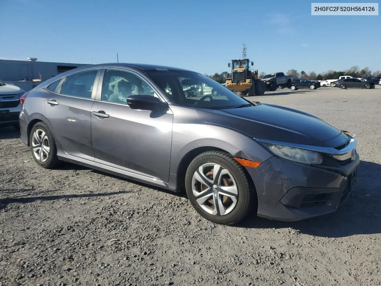 2HGFC2F52GH564126 2016 Honda Civic Lx