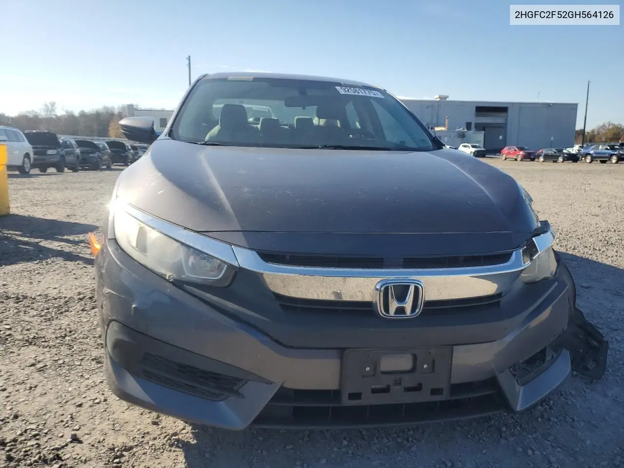 2HGFC2F52GH564126 2016 Honda Civic Lx