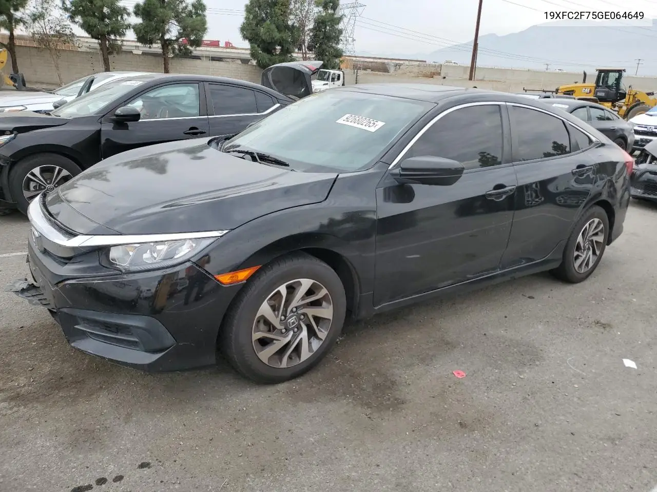 19XFC2F75GE064649 2016 Honda Civic Ex