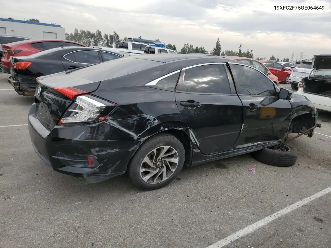 19XFC2F75GE064649 2016 Honda Civic Ex
