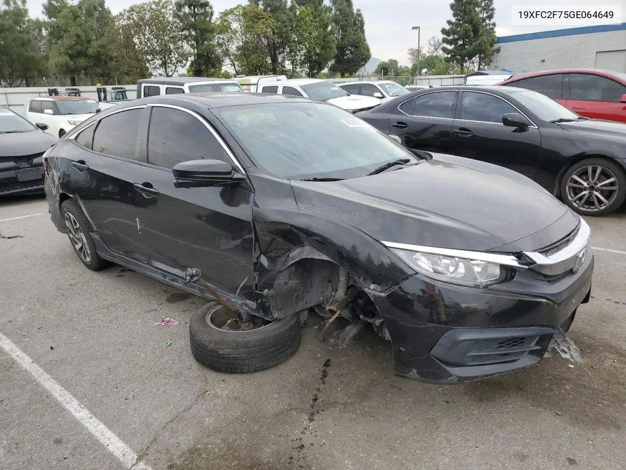 19XFC2F75GE064649 2016 Honda Civic Ex