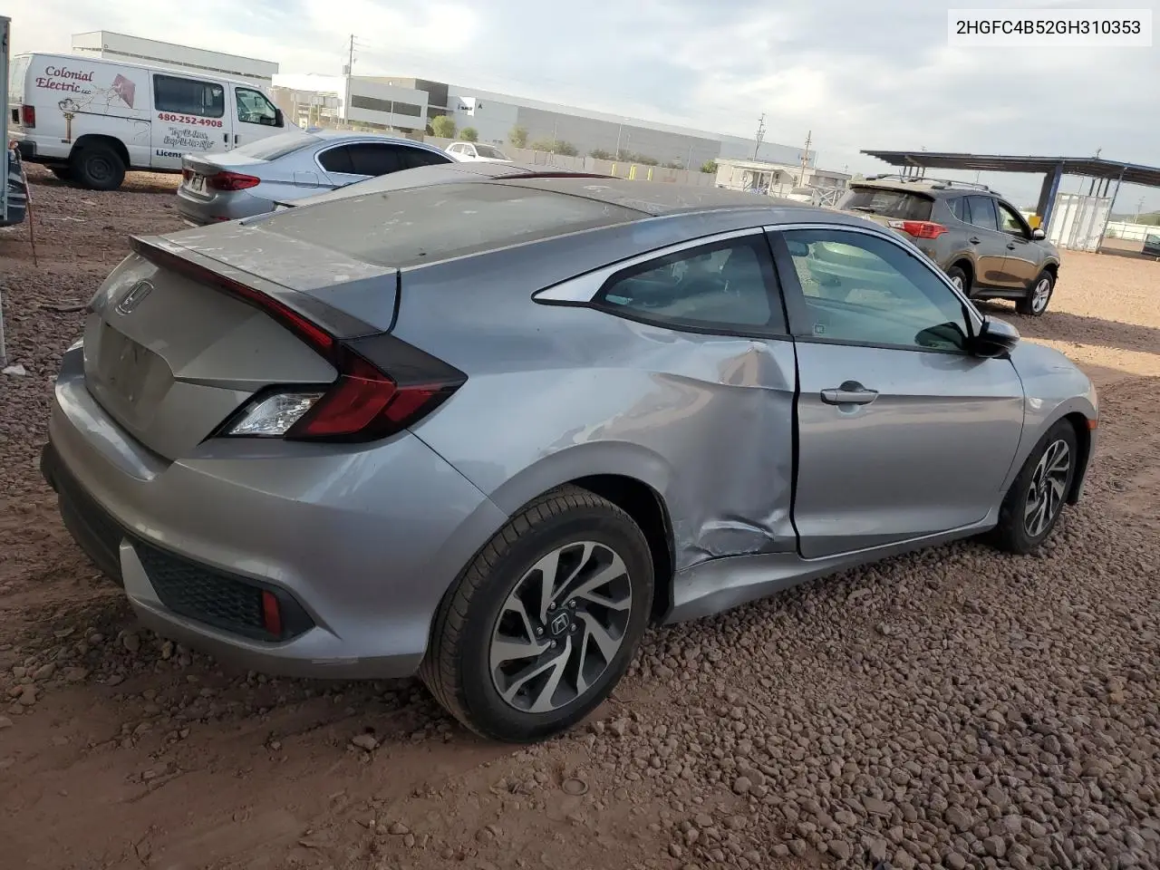 2HGFC4B52GH310353 2016 Honda Civic Lx