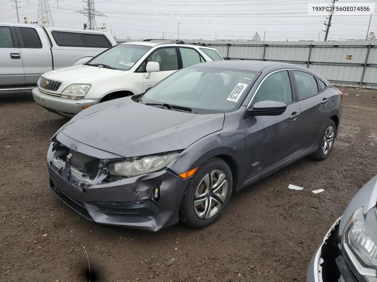 19XFC2F56GE074556 2016 Honda Civic Lx