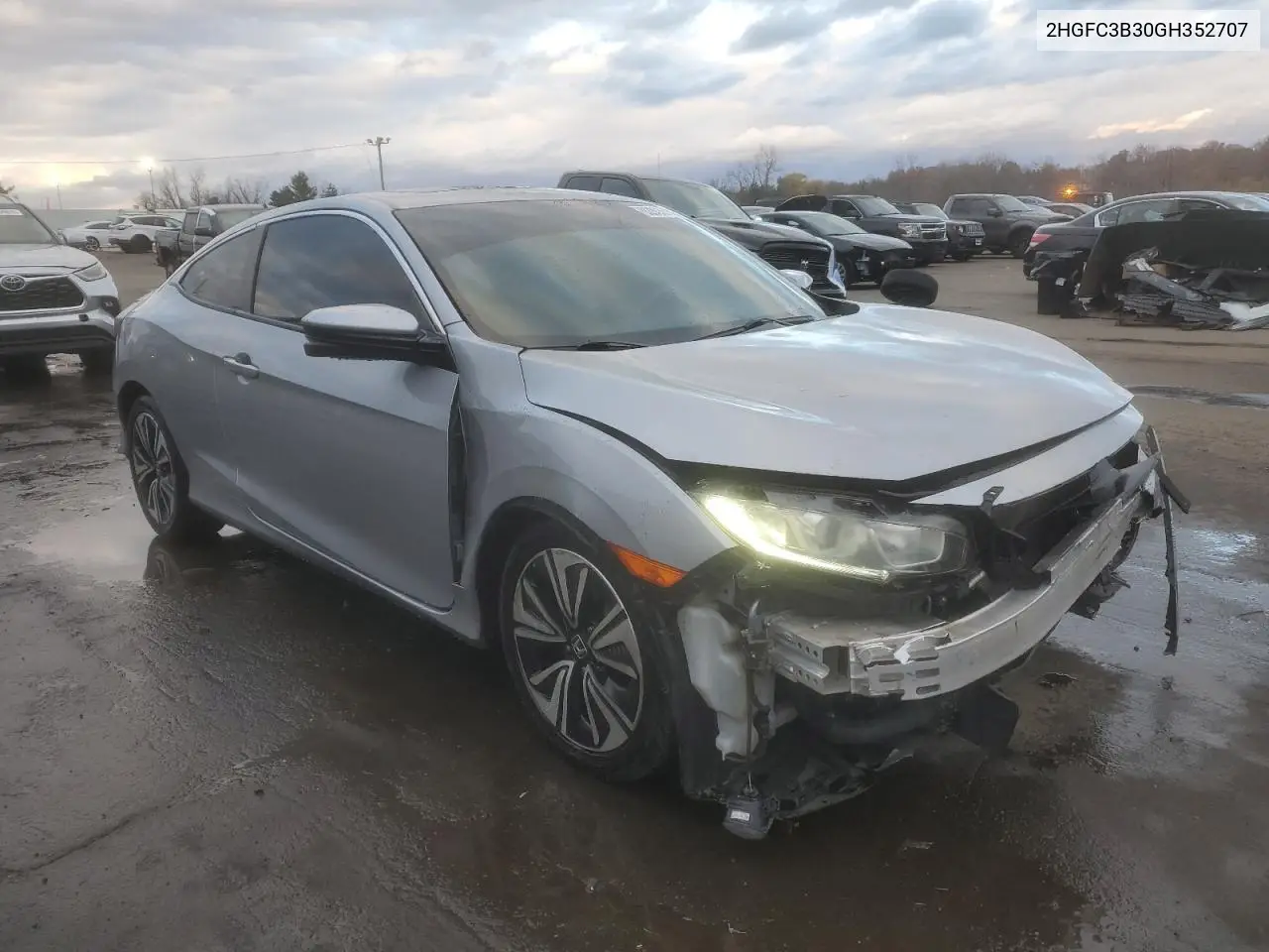2HGFC3B30GH352707 2016 Honda Civic Ex