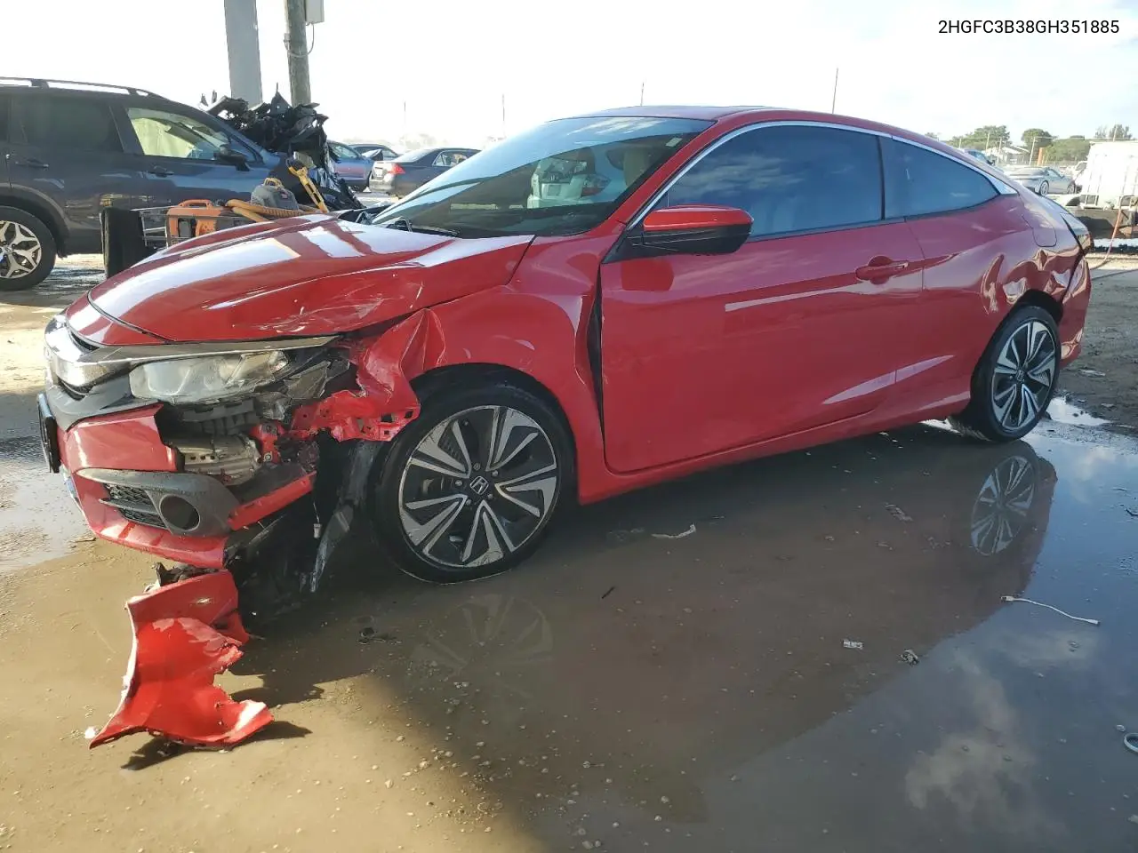 2HGFC3B38GH351885 2016 Honda Civic Ex