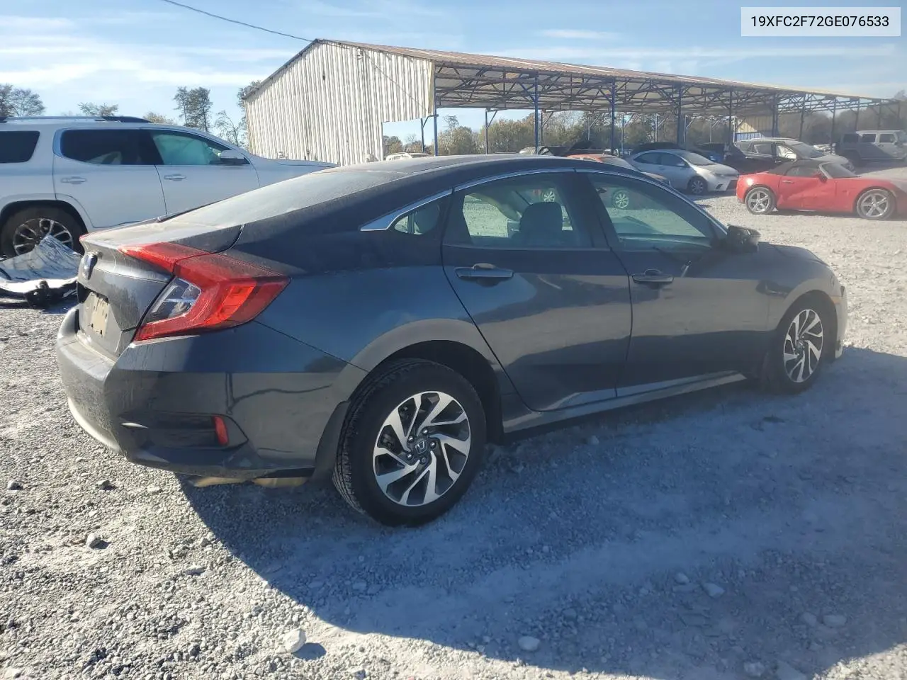 19XFC2F72GE076533 2016 Honda Civic Ex