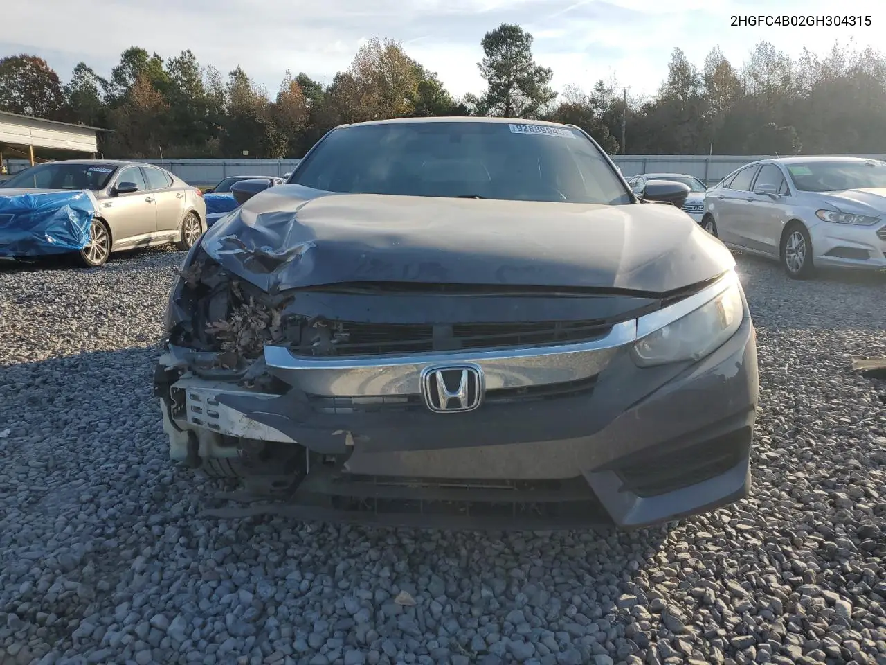 2HGFC4B02GH304315 2016 Honda Civic Lx