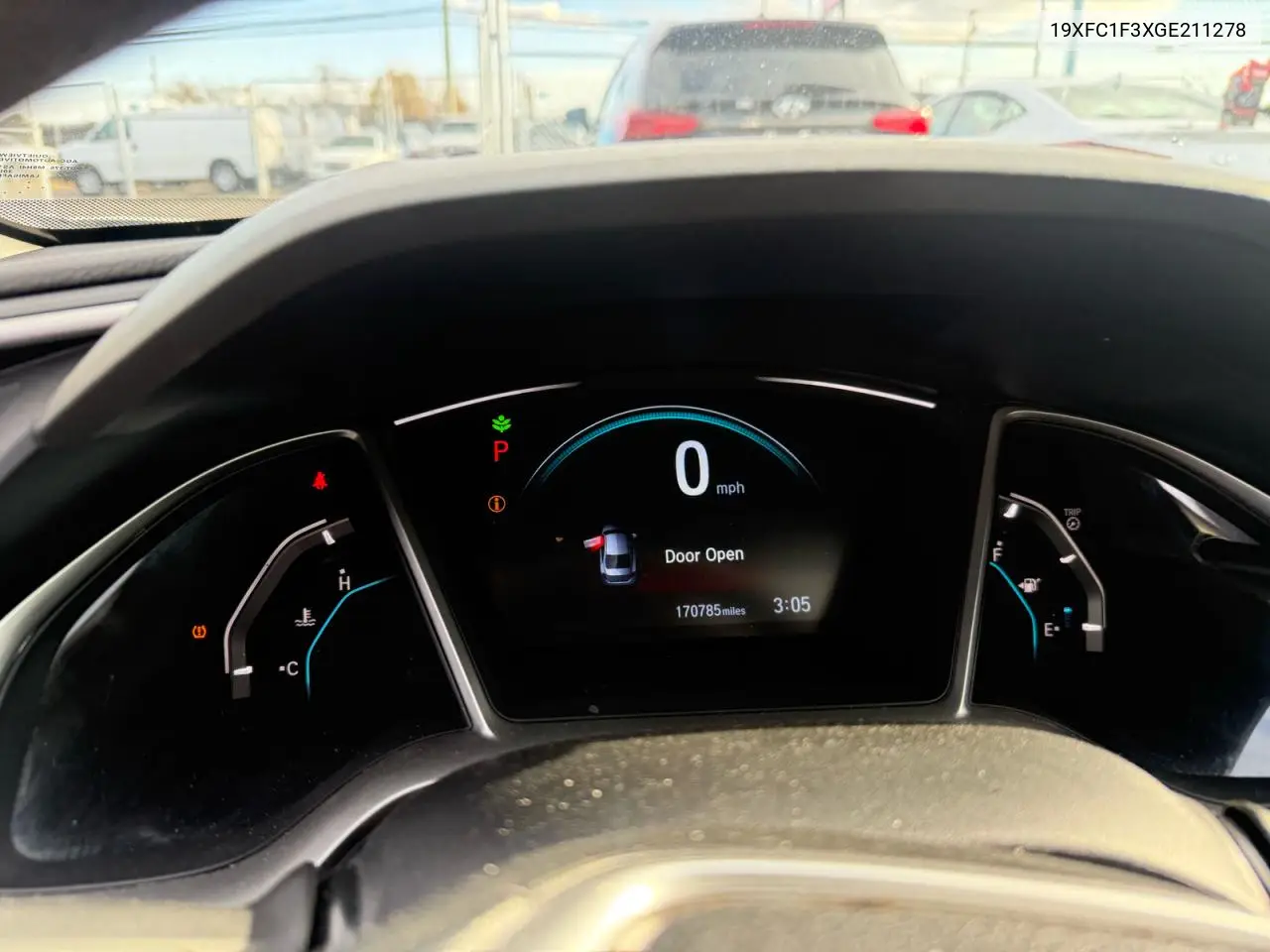 19XFC1F3XGE211278 2016 Honda Civic Ex