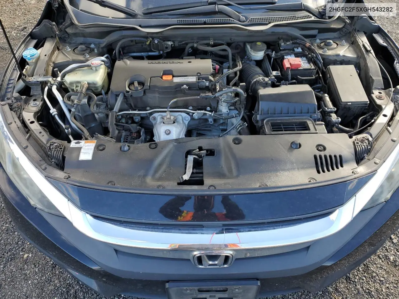 2HGFC2F5XGH543282 2016 Honda Civic Lx