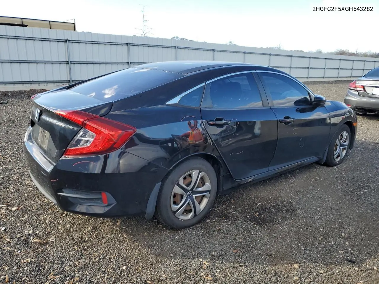 2HGFC2F5XGH543282 2016 Honda Civic Lx