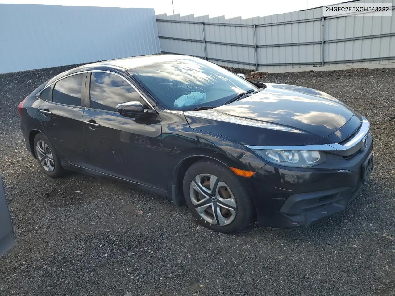 2HGFC2F5XGH543282 2016 Honda Civic Lx