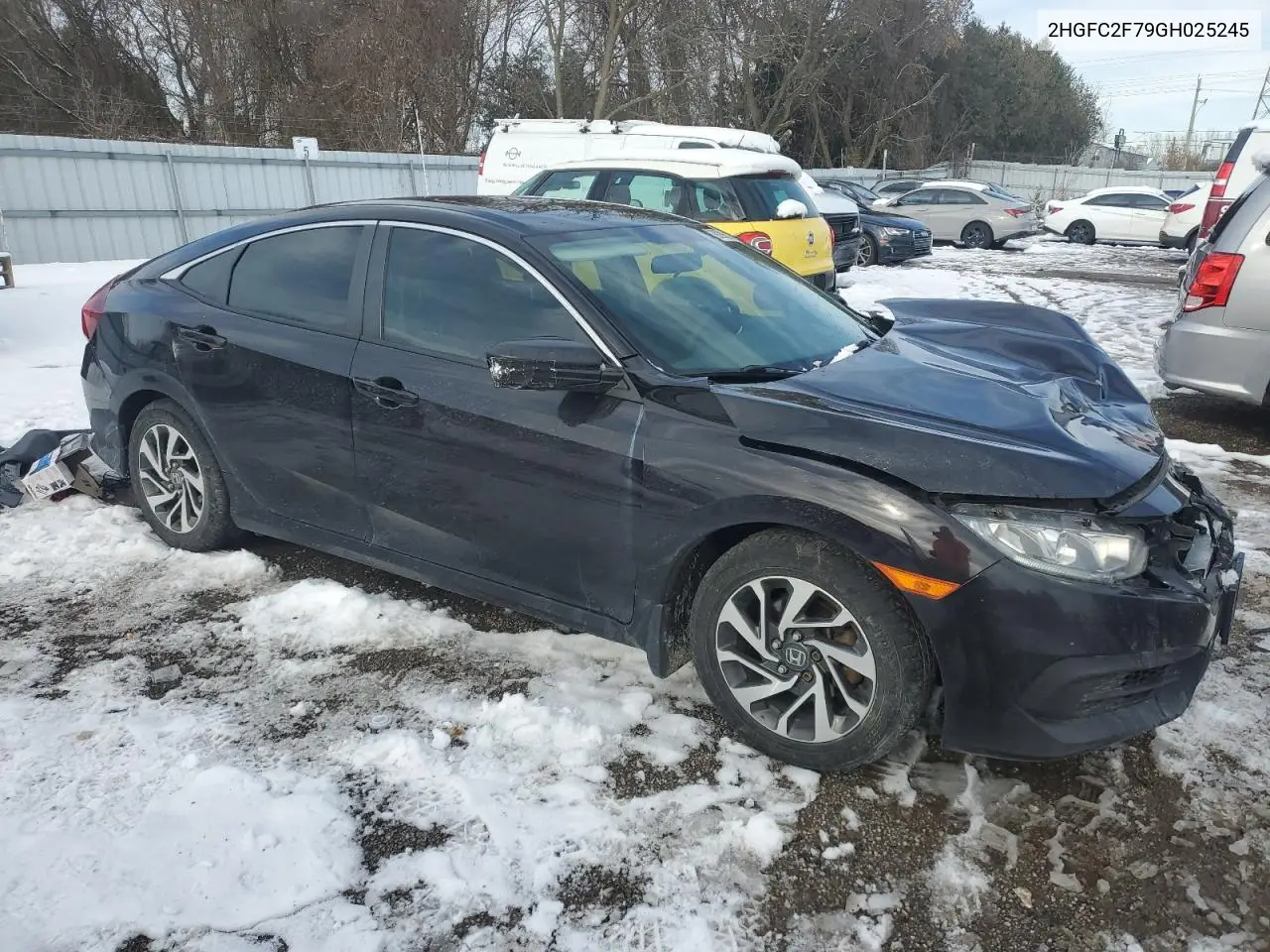 2HGFC2F79GH025245 2016 Honda Civic Ex