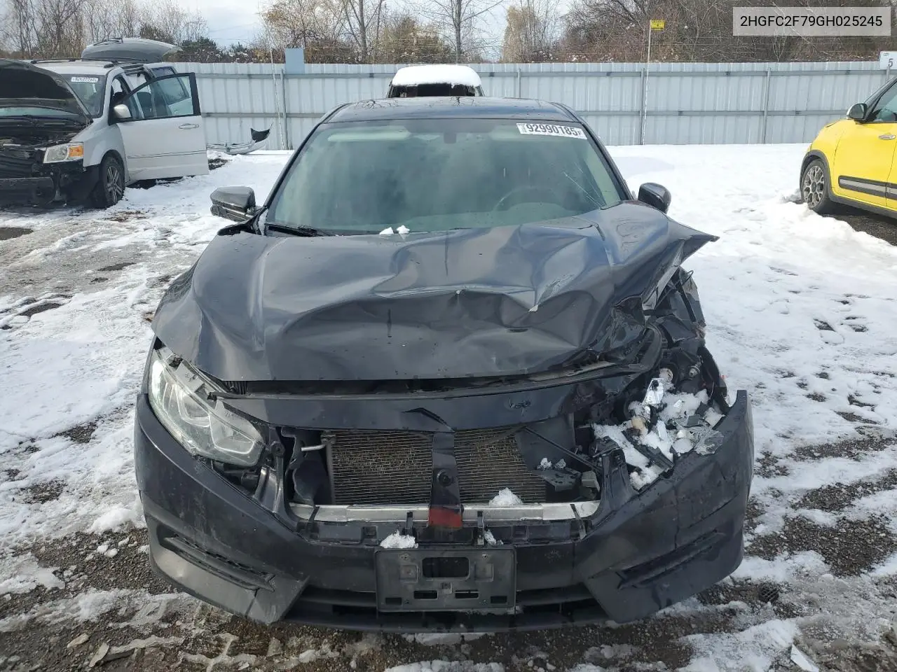2HGFC2F79GH025245 2016 Honda Civic Ex