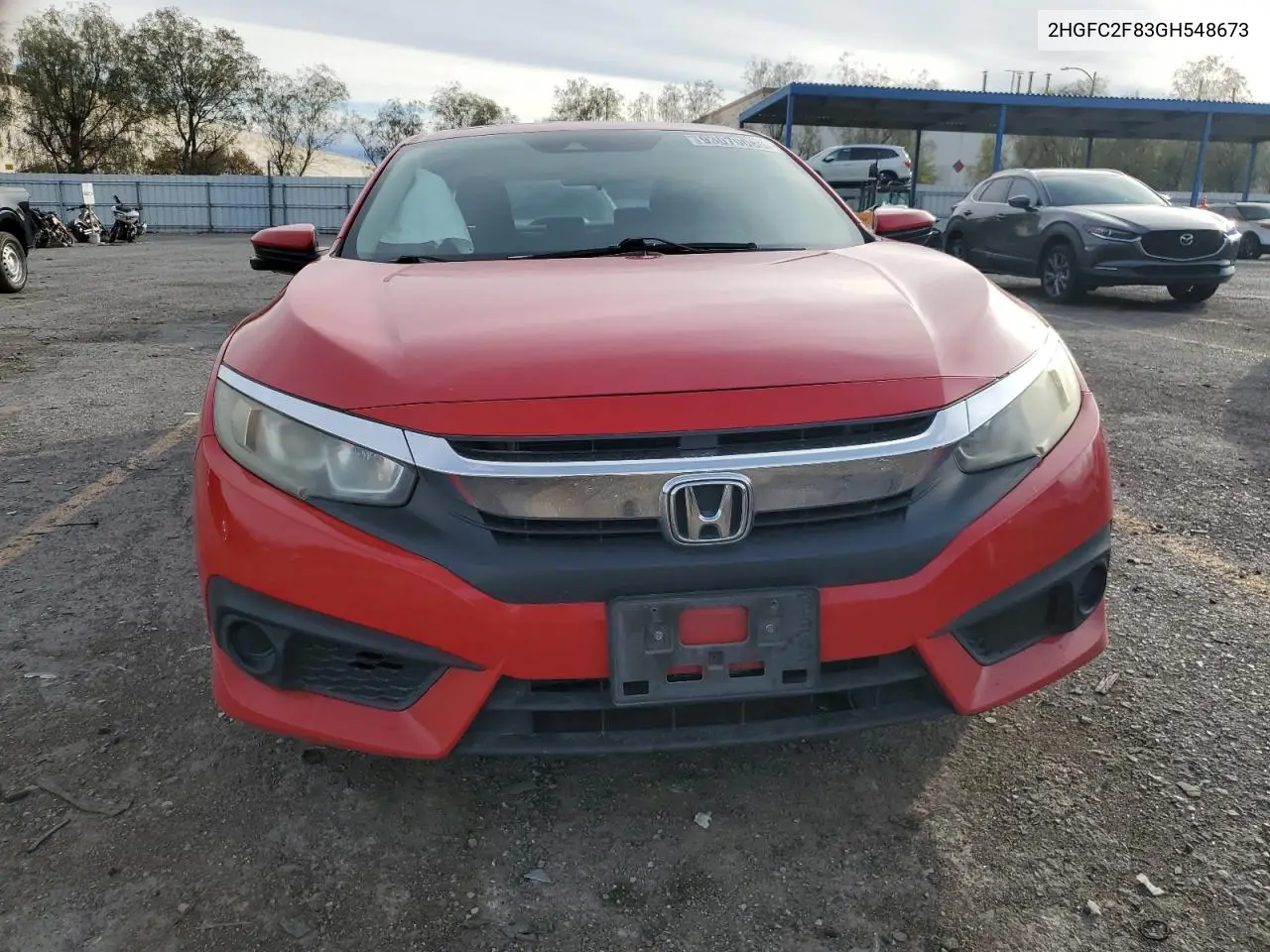 2HGFC2F83GH548673 2016 Honda Civic Ex
