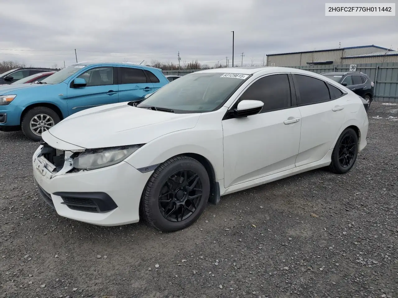 2HGFC2F77GH011442 2016 Honda Civic Ex