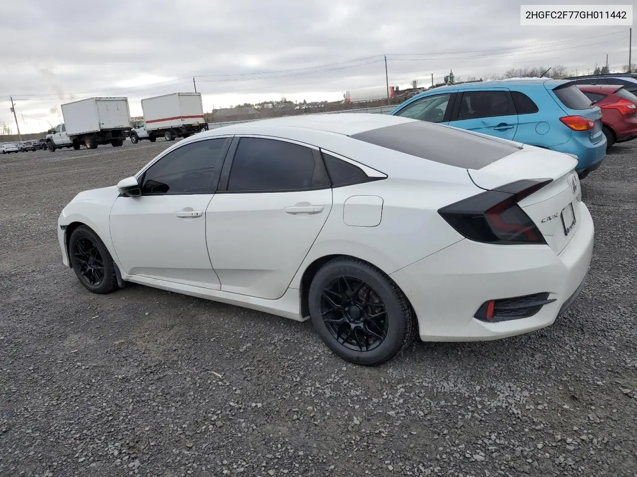 2HGFC2F77GH011442 2016 Honda Civic Ex