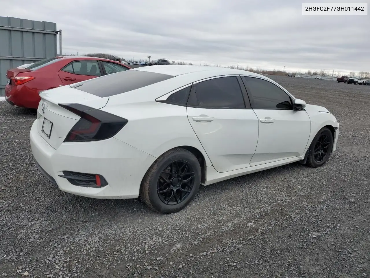 2HGFC2F77GH011442 2016 Honda Civic Ex