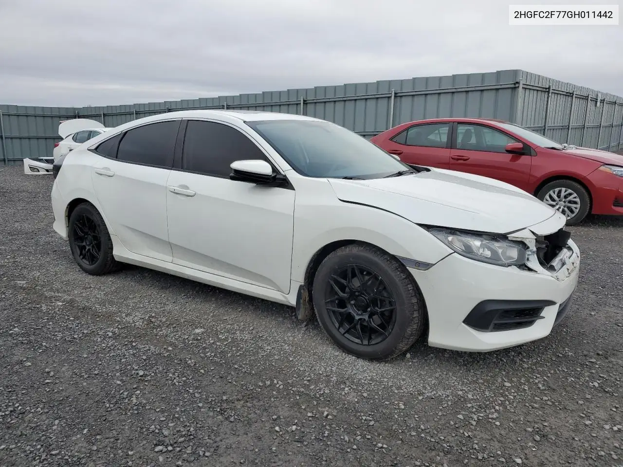 2HGFC2F77GH011442 2016 Honda Civic Ex