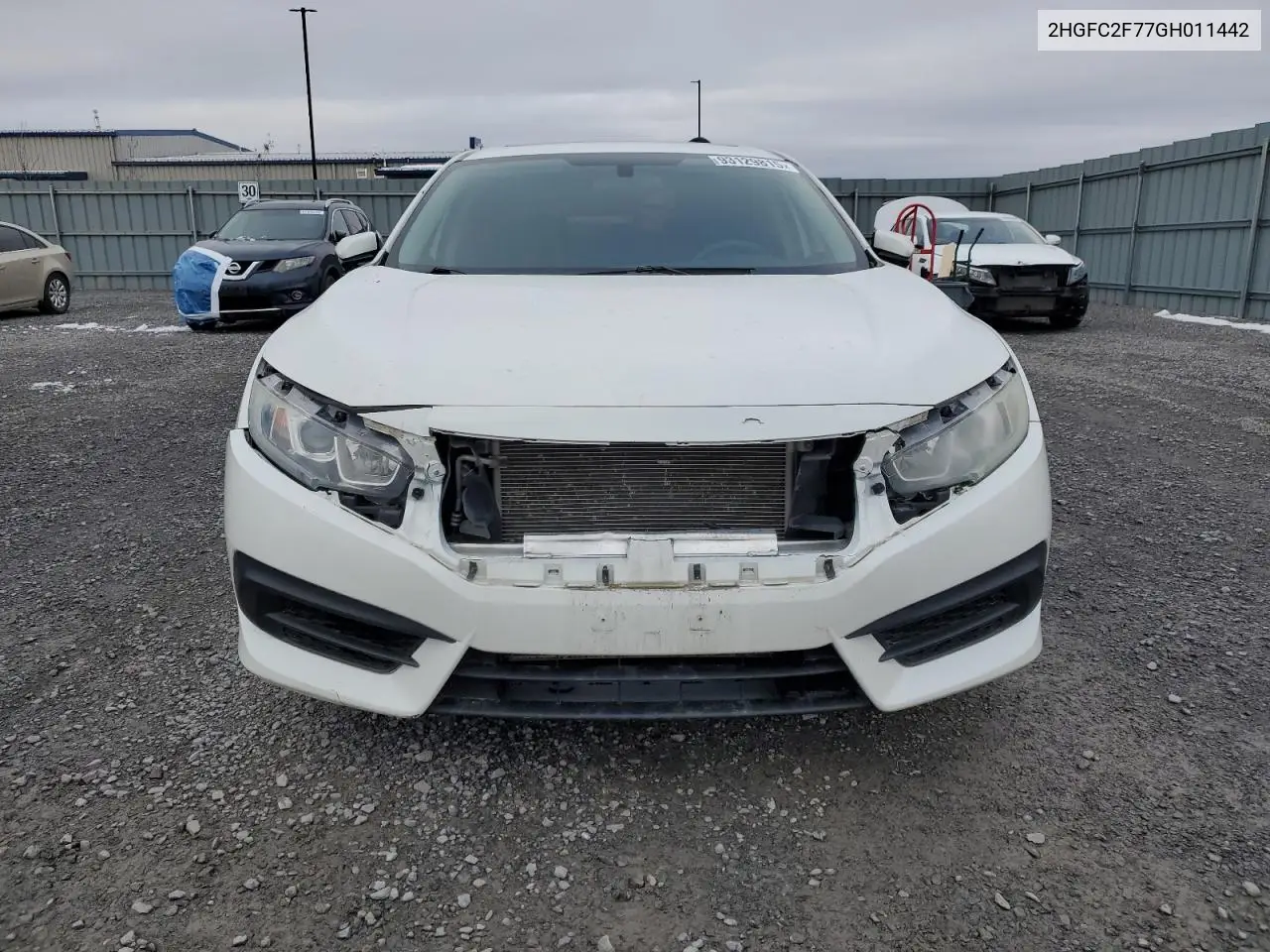 2HGFC2F77GH011442 2016 Honda Civic Ex