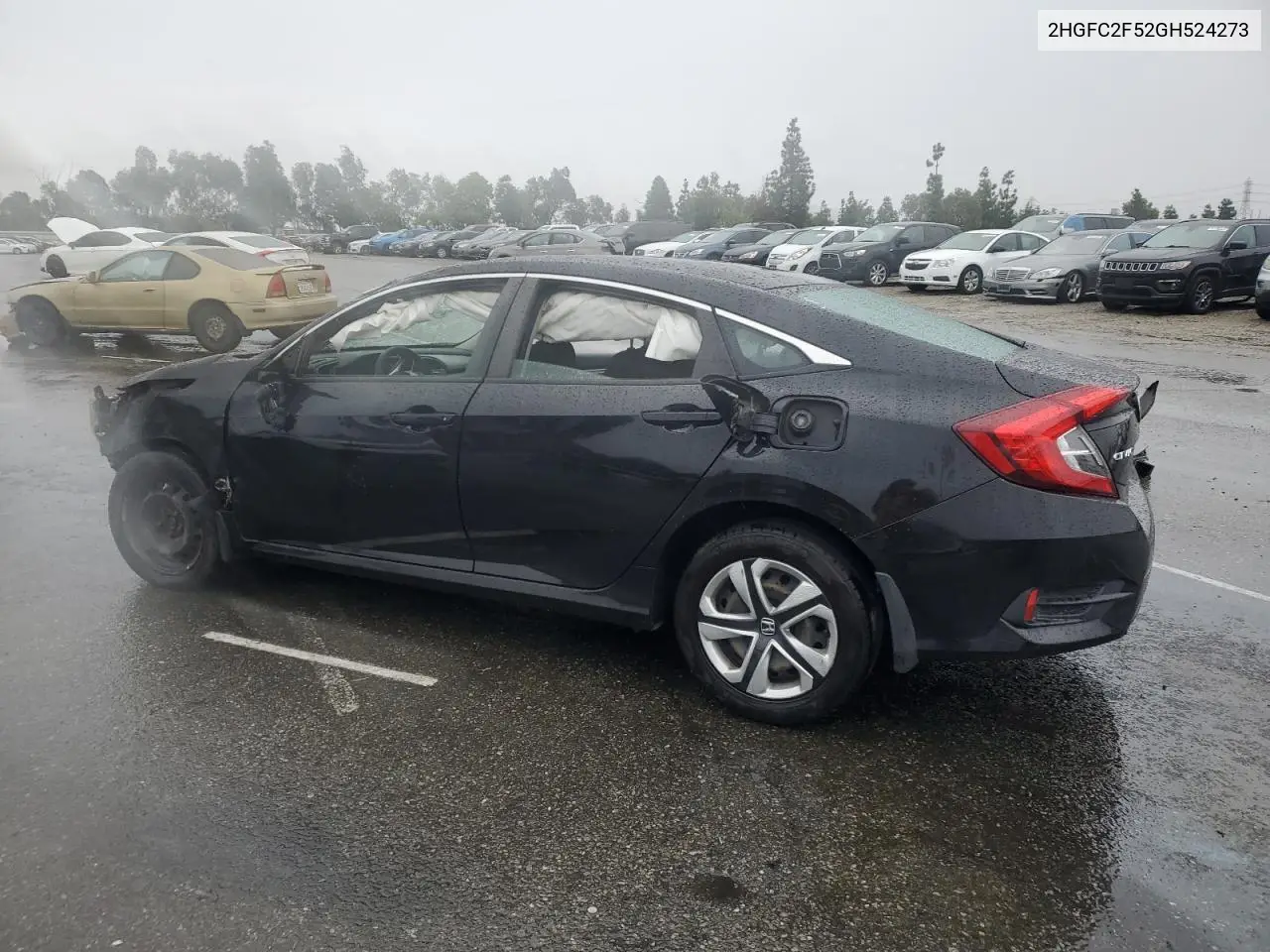 2HGFC2F52GH524273 2016 Honda Civic Lx