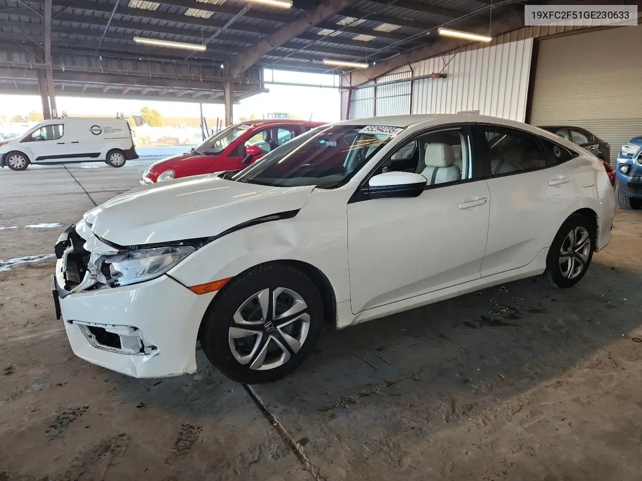 19XFC2F51GE230633 2016 Honda Civic Lx