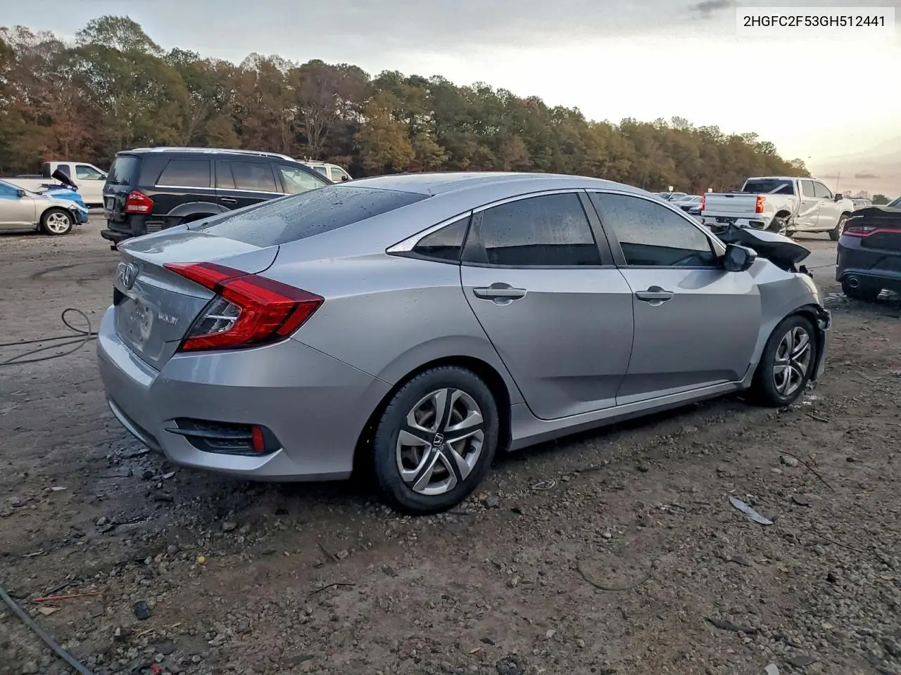 2HGFC2F53GH512441 2016 Honda Civic Lx