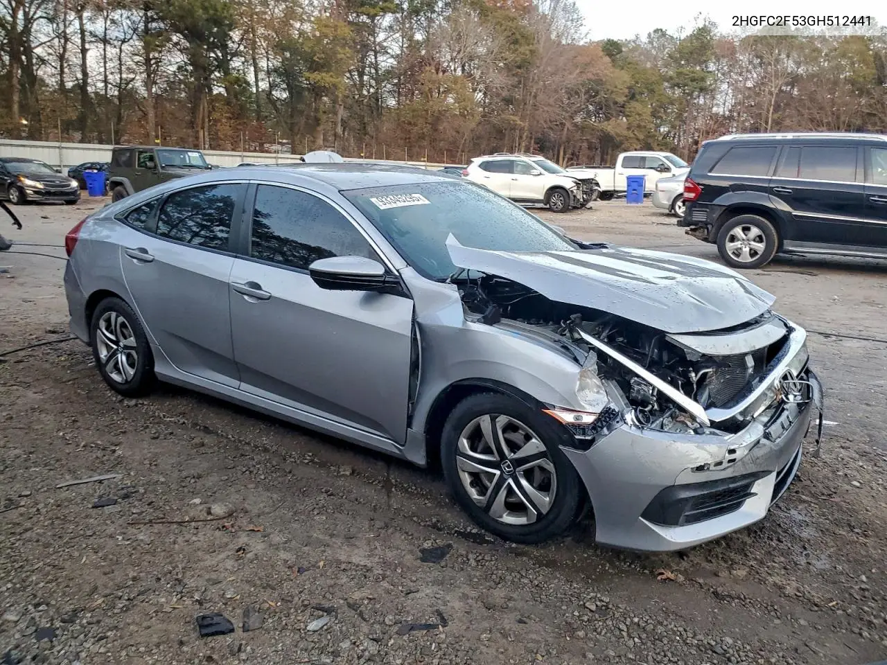 2HGFC2F53GH512441 2016 Honda Civic Lx