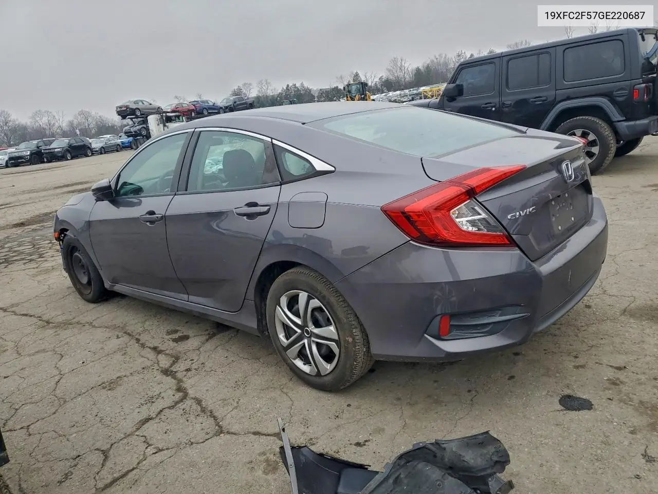 19XFC2F57GE220687 2016 Honda Civic Lx
