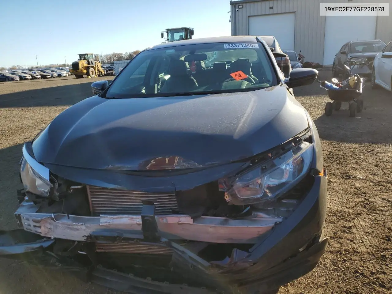 19XFC2F77GE228578 2016 Honda Civic Ex
