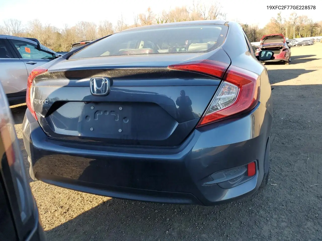 19XFC2F77GE228578 2016 Honda Civic Ex