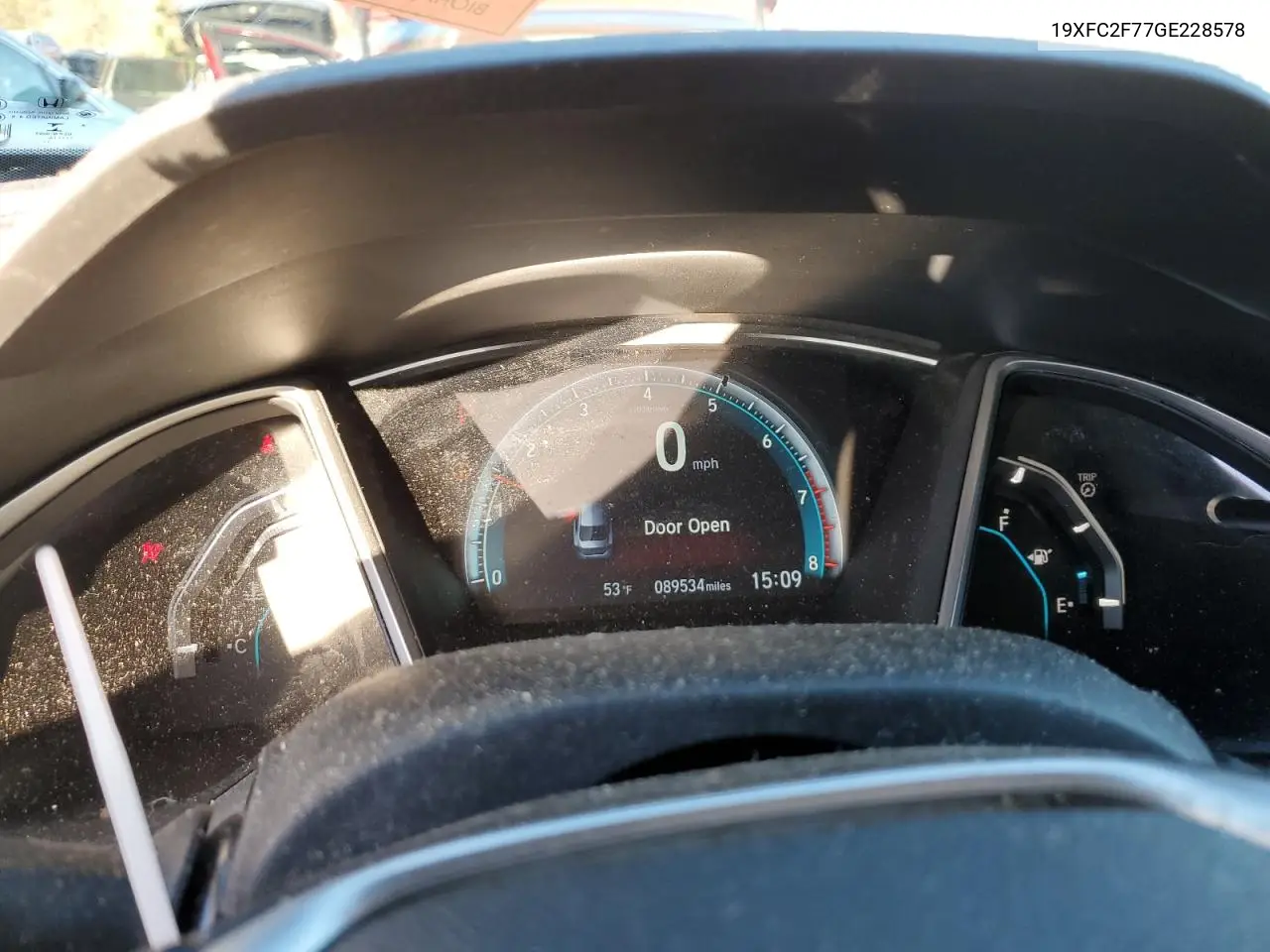 19XFC2F77GE228578 2016 Honda Civic Ex