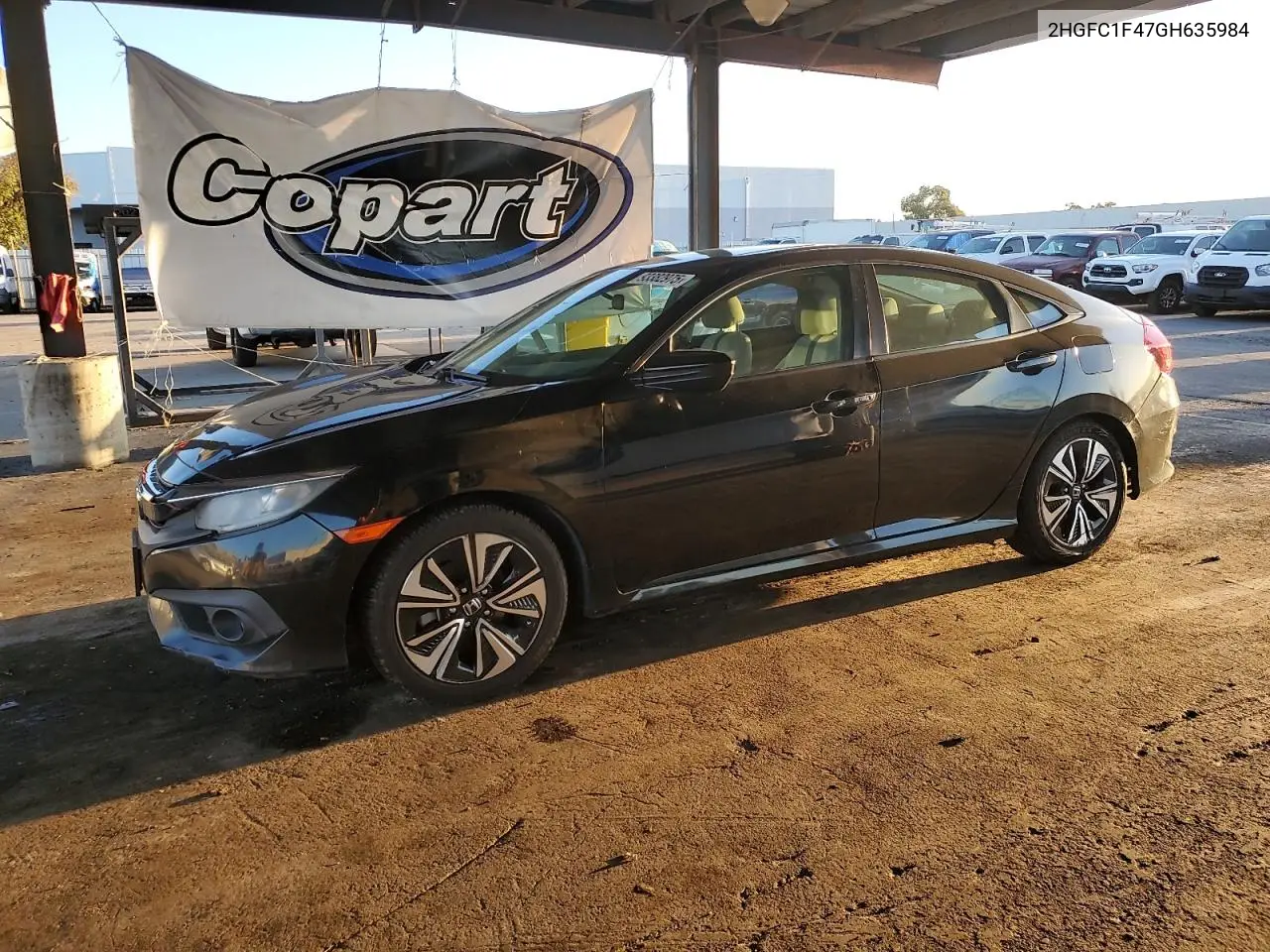 2HGFC1F47GH635984 2016 Honda Civic Ex