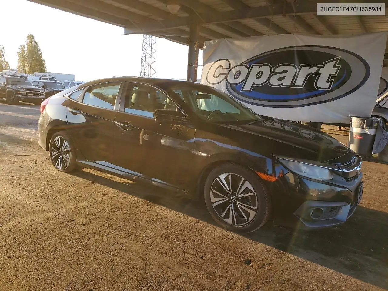 2HGFC1F47GH635984 2016 Honda Civic Ex