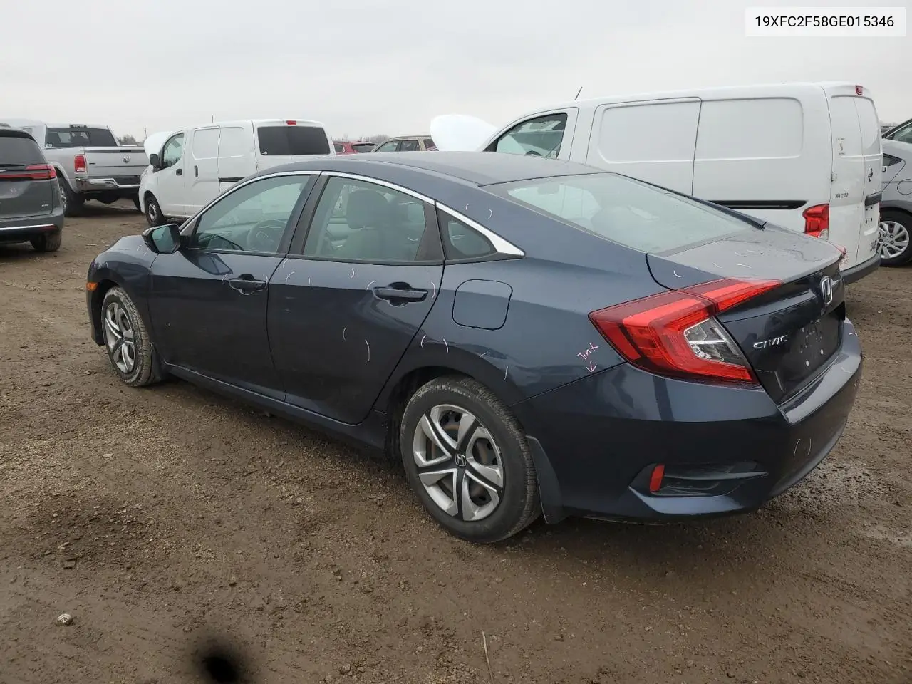 19XFC2F58GE015346 2016 Honda Civic Lx