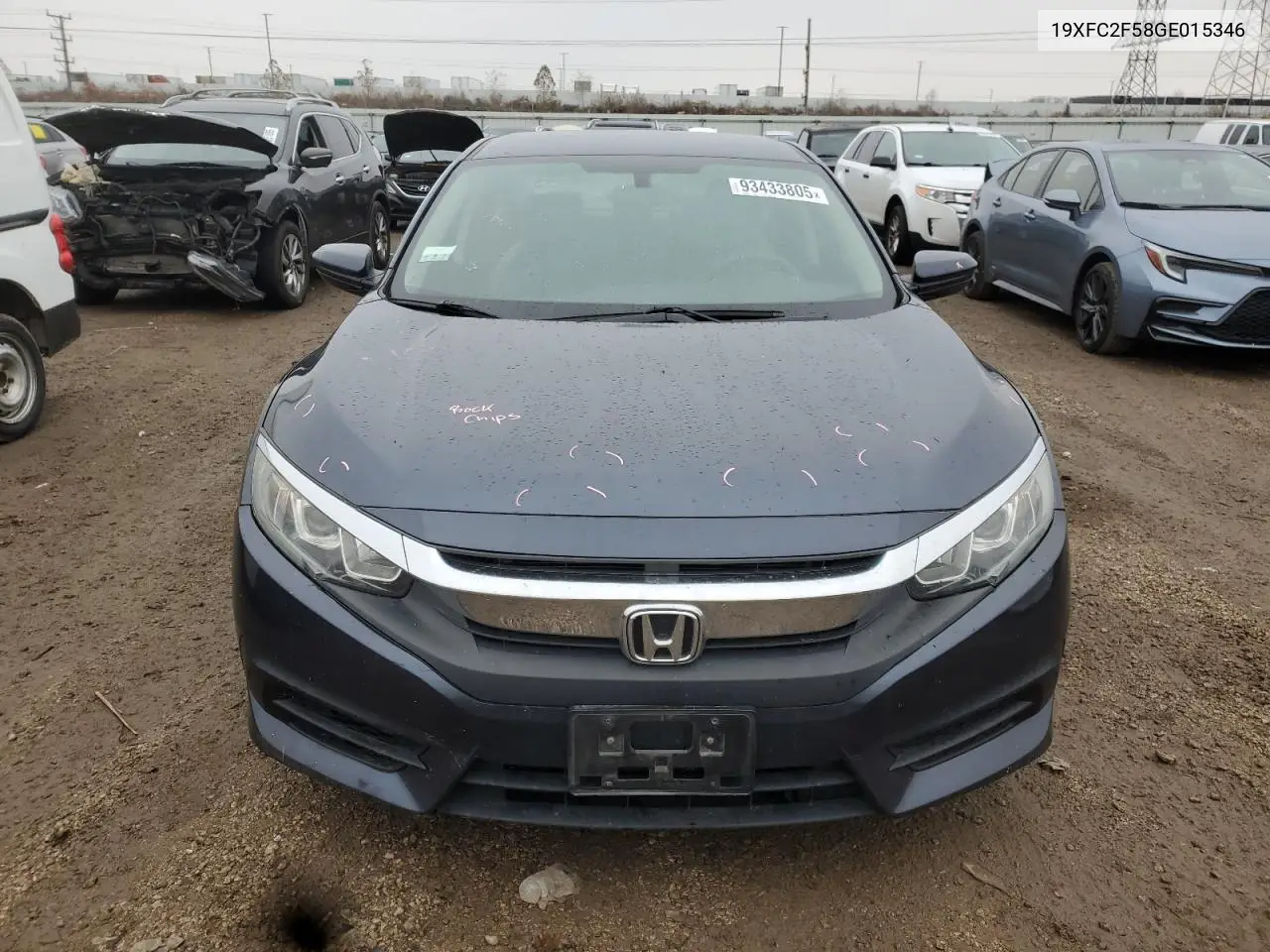 19XFC2F58GE015346 2016 Honda Civic Lx