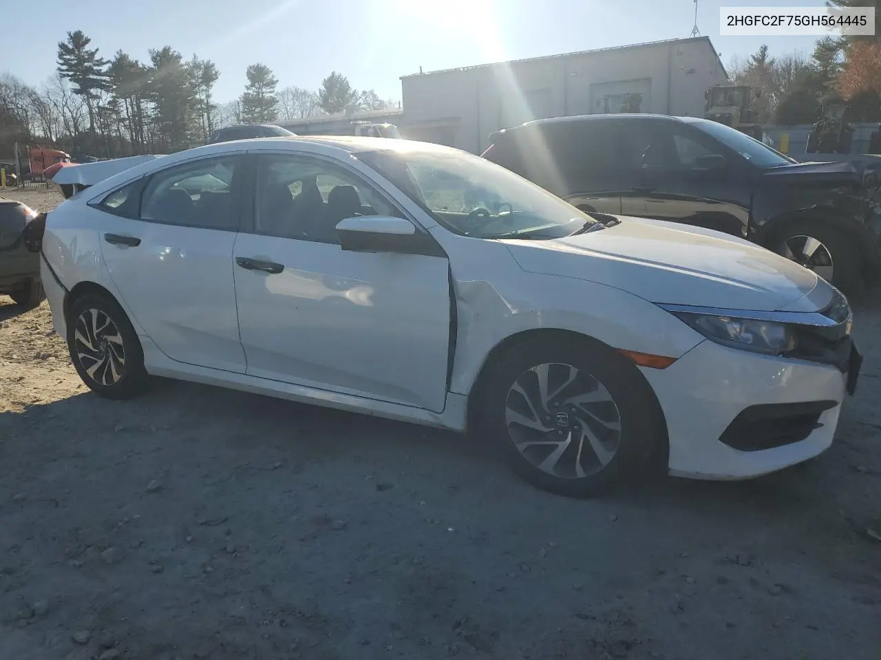2HGFC2F75GH564445 2016 Honda Civic Ex