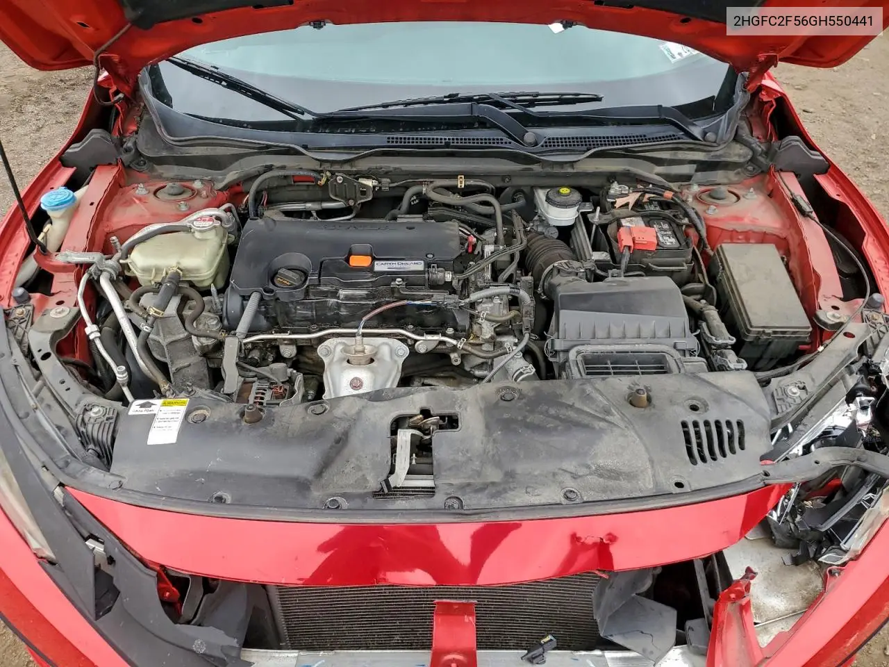 2HGFC2F56GH550441 2016 Honda Civic Lx