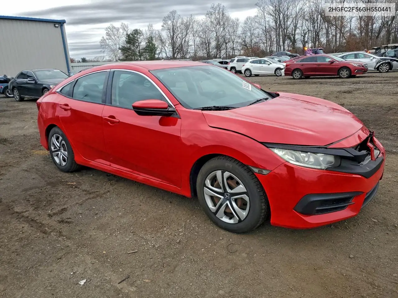 2HGFC2F56GH550441 2016 Honda Civic Lx
