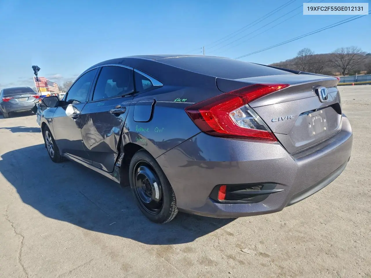 19XFC2F55GE012131 2016 Honda Civic Lx
