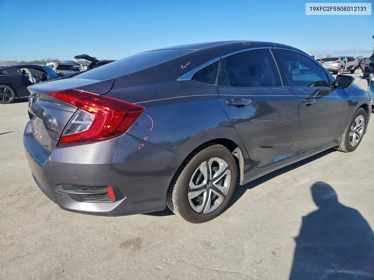 19XFC2F55GE012131 2016 Honda Civic Lx