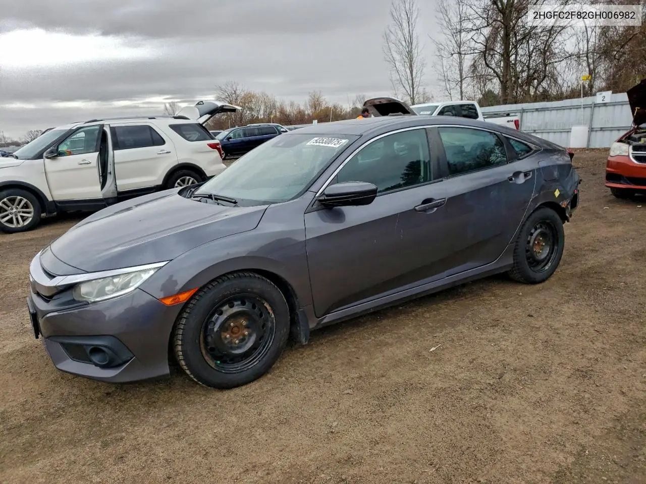 2HGFC2F82GH006982 2016 Honda Civic Ex