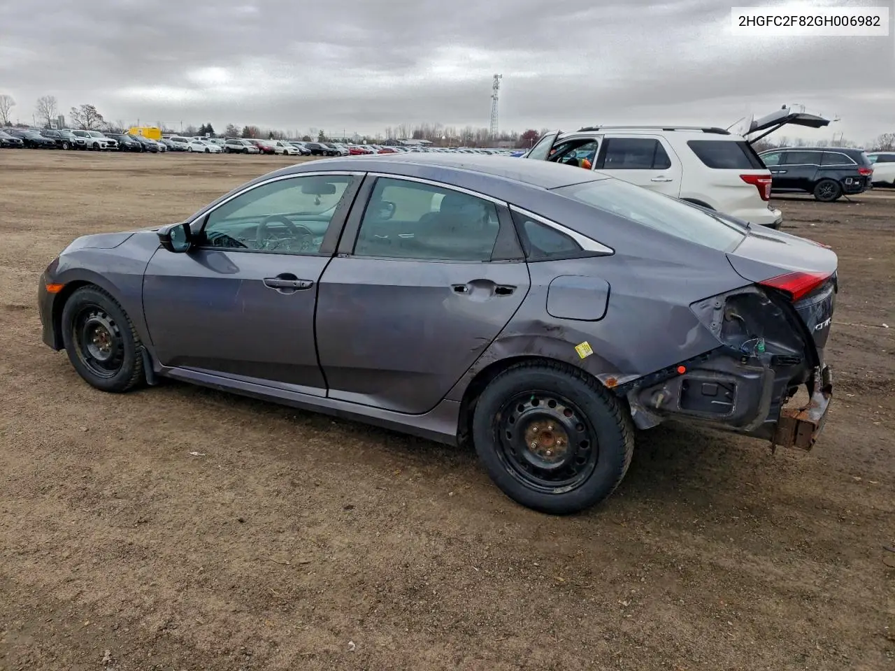 2HGFC2F82GH006982 2016 Honda Civic Ex